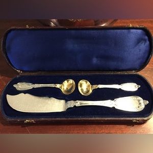 Tiffany Sterling Armor pattern by John Polhamus, poss produced by Geo W Shiebler